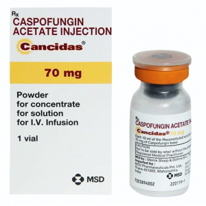 CANCIDAS 70 MG ( CASPOFUNGIN ) POWDER FOR CONCENTRATE FOR SOLUTION FOR IV INFUSION VIAL